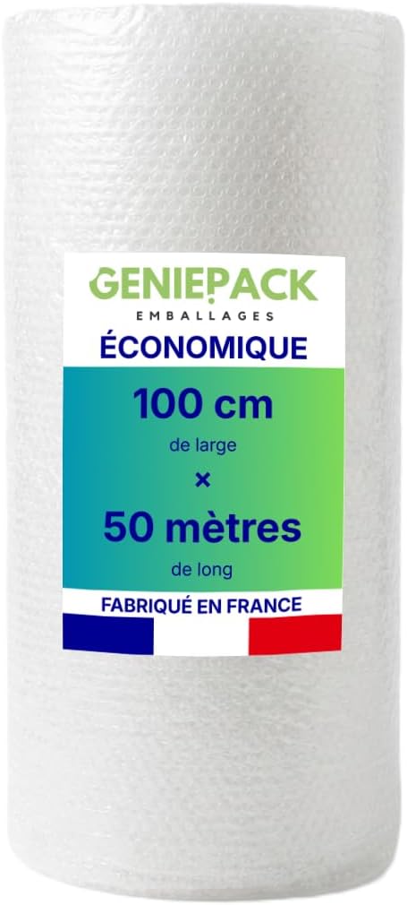 Rouleau film à bulles 100 cm x 50 m ÉCONOMIQUE