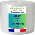 Rouleau film à bulles 50 cm x 100 m ÉCONOMIQUE