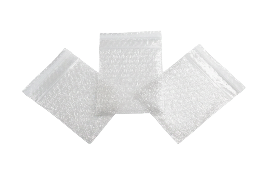 Lot de 100 Sachets à bulles personnalisables avec rabats